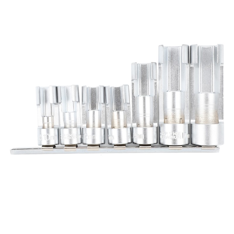 7 Pcs Oxygen Sensor Removal Socket Tool Chromium Alloy Oil
