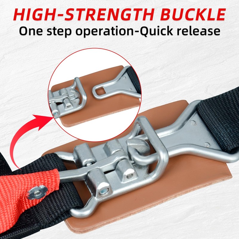 EZAPEX 4 Point Harness 2 Inch Straps Upgraded Heavy Duty