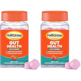 Haliborange Adult Gut Health - 30 Strawberry Gummies (Pack of 2)