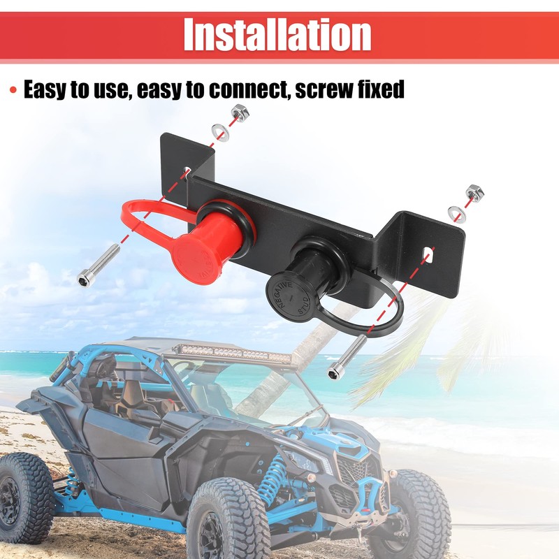 X AUTOHAUX 1 Set for Can-Am Maverick X3 Battery Jump