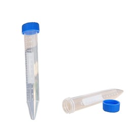 15 ml Leakproof Graduated Cryovials with Plastic Screw Top Vials, Centrifuge Tubes Laboratory Test Tubes (15 ml Conical Bottom of 20 Pieces)