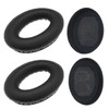EMSea 1 Pair Black Headphone Replacement Ear Pad with Headband