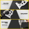 Drado Scraper Tool 13-in-1, Straight Scraper, Multi-Function Chisel Scraper, Stainless