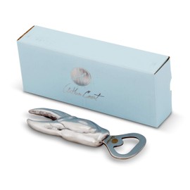 Arthur Court Aluminum New England Crab Claw Bottle Opener Forged Stainless Steel Head Coastal Collection 5.5 inch Long