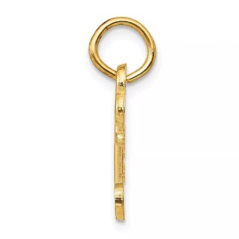 Unbranded 14K Yellow Gold O Key Charm