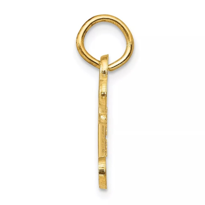Unbranded 14K Yellow Gold O Key Charm