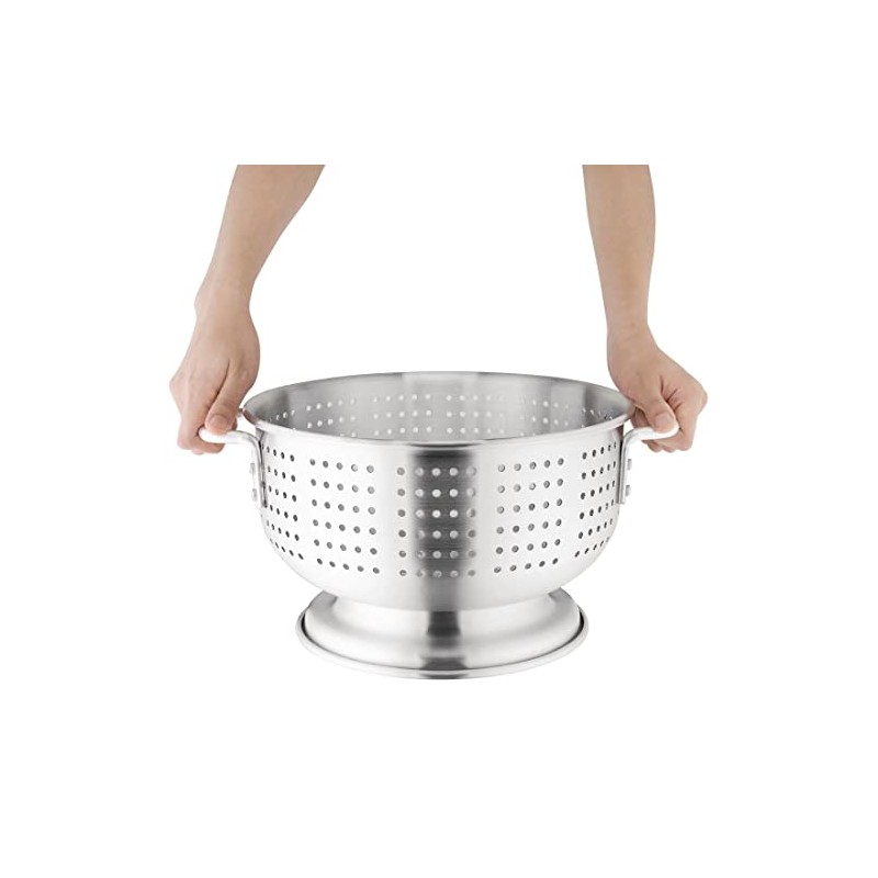 Vogue 12840 Colander 12In Strainer Kitchen Cooking Heavy Duty Aluminium