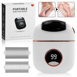 Electric Foot Grinder, Electric Foot Rasp, Foot Care Tool with Three Settings, Grinding Head for Toes, Heels, Side of Feet and Soles