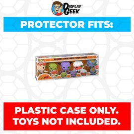 Display Geek, 1 x Plastic Pop Protector Only Compatible with 5 Pack DBZ Ginyu Force Funko Pop Box - Nothing Else fits