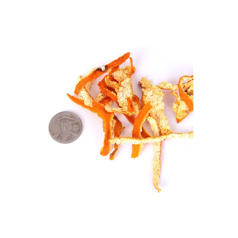 100% Organic Jeju Tangerine Peel (Jinpi), 500g, 1 Pack