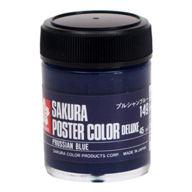 Sakura Crepas Paint Poster Color DX 1.6 fl oz (45 ml) Prussian Blue PWD45ML#149