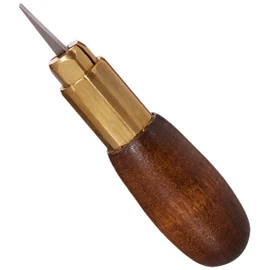 Weaver Leather Craftsman - Cuchillo de Recortar, Mango de Madera