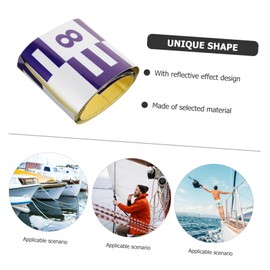 Water Level Gauge Pond Water Gauge Depth Gauge for Boat Marine Accessories Water Meter Depth Gauge Water Level Scale Ruler Sticker Water Height gauges Aluminum Plate