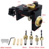 Doweling Jig Pocket Hole Jig Kit Wood Vertical Drilling Detachable