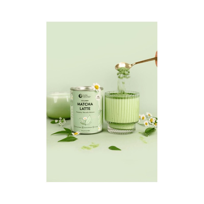 Nutra Naturals Collagen Strawberry Matcha Latte 100g