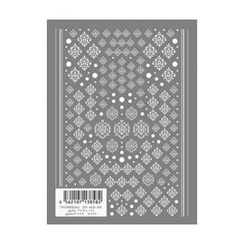 tumekira (tsumekira) Nail Stickers for Ageha Damask Black Nn – Age – 102  whites
