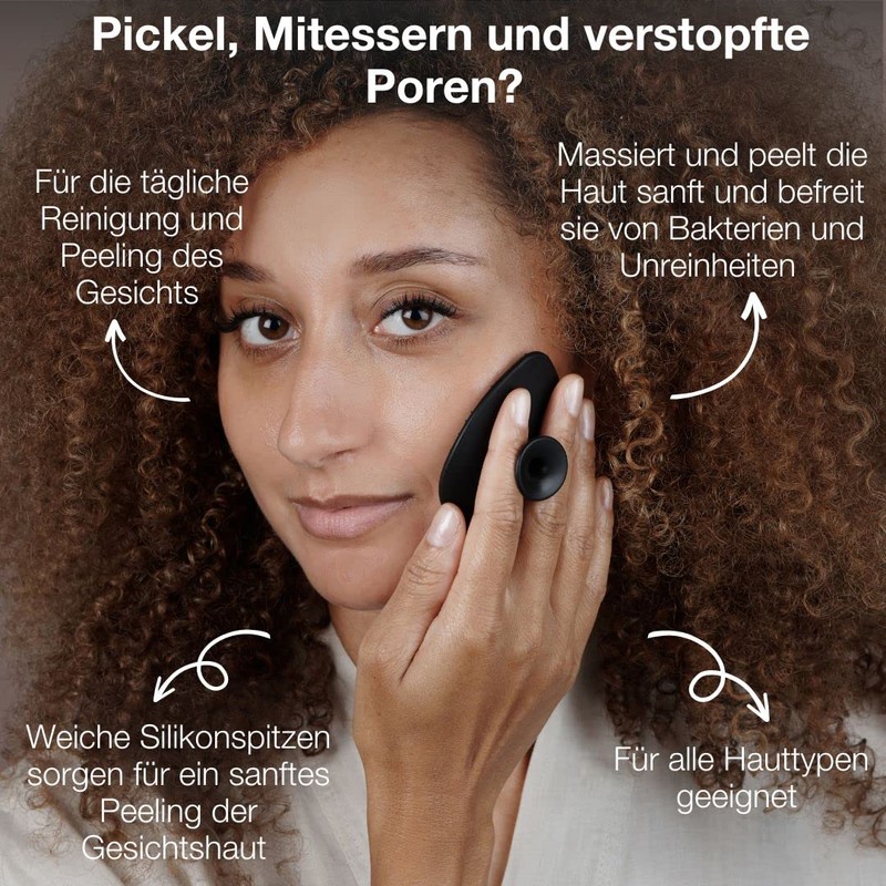 Australian Bodycare Gesichtsbürste für tägliche Reinigung und Peeling bei Pickeln,
