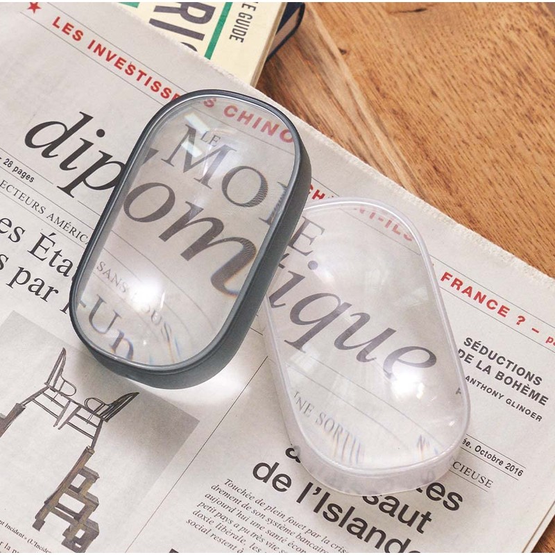 +d Gulliver Frame Clear Magnifier Loupe DA-1340-CL