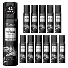 TRESemmé Dry Texture Finishing Mist 12-Pack – Volumizing & Texturizing Spray for Flat, Wavy, and Curly Hair, Scented, 5 Oz Ea