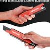 HAUTMEC 25mm Utility Knife Set, Heavy Duty Auto-Lock, Retractable Box