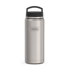 ICON SERIES BY THERMOS Stainless Steel Water Bottle with Screw Top Lid, 40 Ounce, Matte Stainless Steel