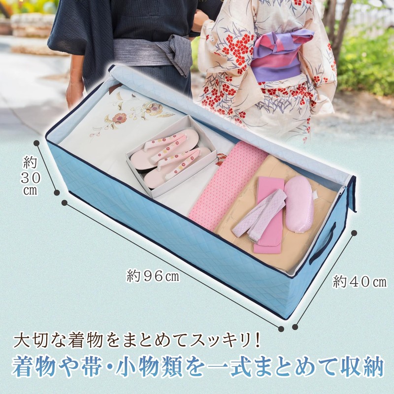 Astro Dehumidifying Anti-Dust Mite Kimono Storage Case, Holds 7-9 pieces,