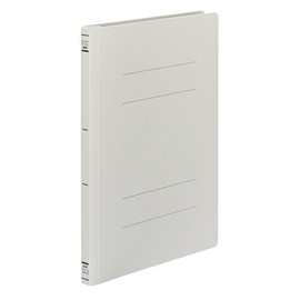 コクヨ フラットファイル PP表紙 樹脂製とじ具 2穴 A4 150枚収容 グレー フ-H10M