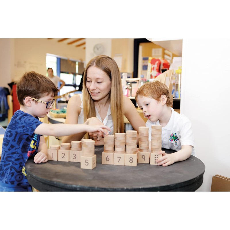 Yellow Door 1-10 Number Stacker - Count and Learn Through