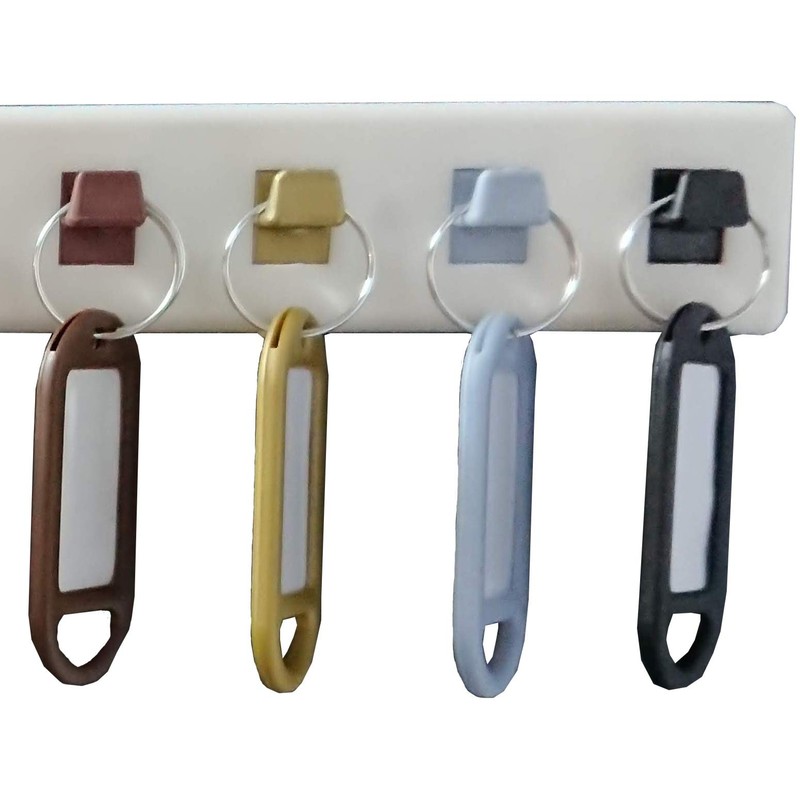 Merriway, White Bulk Hardware BH06981 Wall Mounted Key Holder with