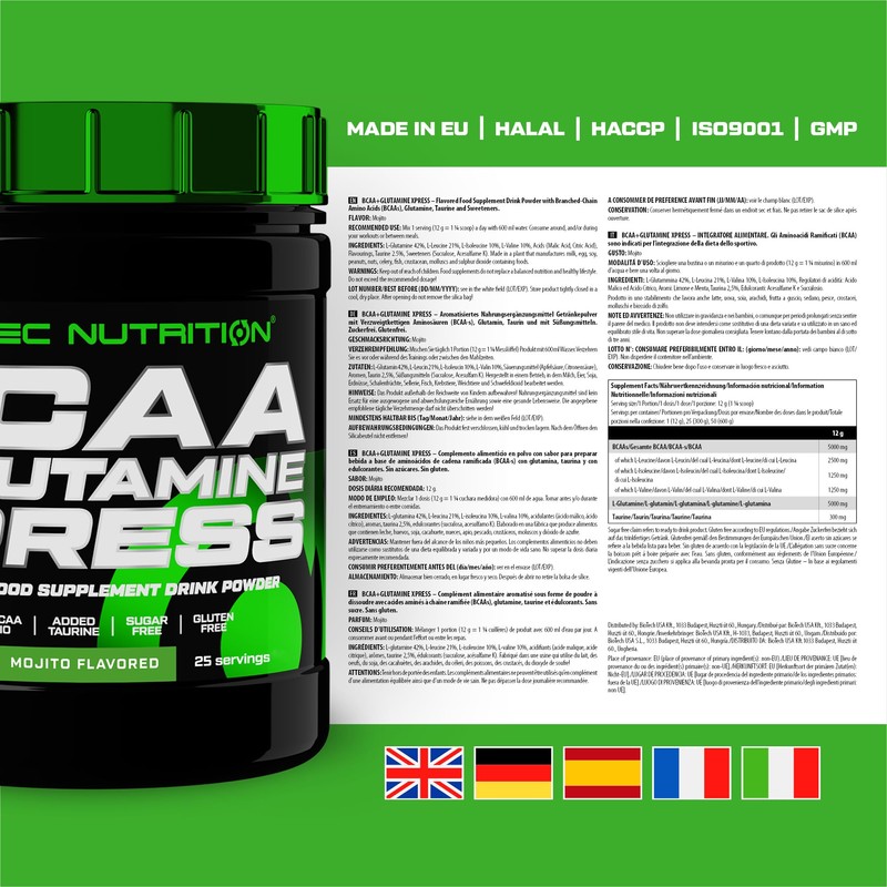Scitec BCAA+Glutamine Xpress 300g Mojito