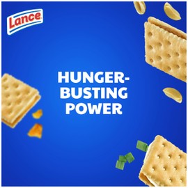 Lance Sandwich Crackers, Captain's Wafers, Variety Pack, 8 Individual Packs, 6 Sandwiches Each