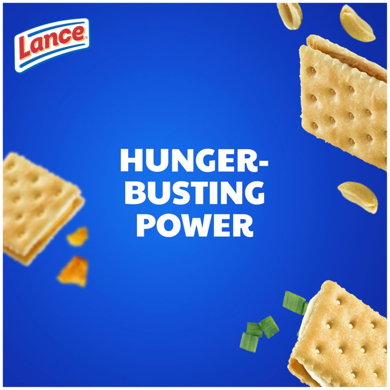 Lance Sandwich Crackers, Captain's Wafers, Variety Pack, 8 Individual Packs,