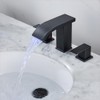 Bathroom faucets 3 Hole Widespread Modern Bathroom Sink Faucet 8