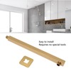 Wall Mounted Shower Arm Stainless Steel Quadrate Shower Head Extension