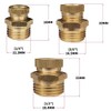 Brass Drain Valve, 1/4" Male Threaded Water Drain Valve Air