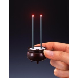 スマイルキッズ 電気線香 ミニミニ 安心のお線香 ブラウン ASE-01