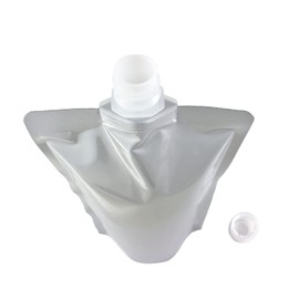 Natural Cosmetics Laboratory Aluminum Gusset Stand Bag, Aluminum Pouch, Spout Pouch, Refill Container, Handmade Cosmetics, 16.9 fl oz (500 ml), Set of 3 Bags