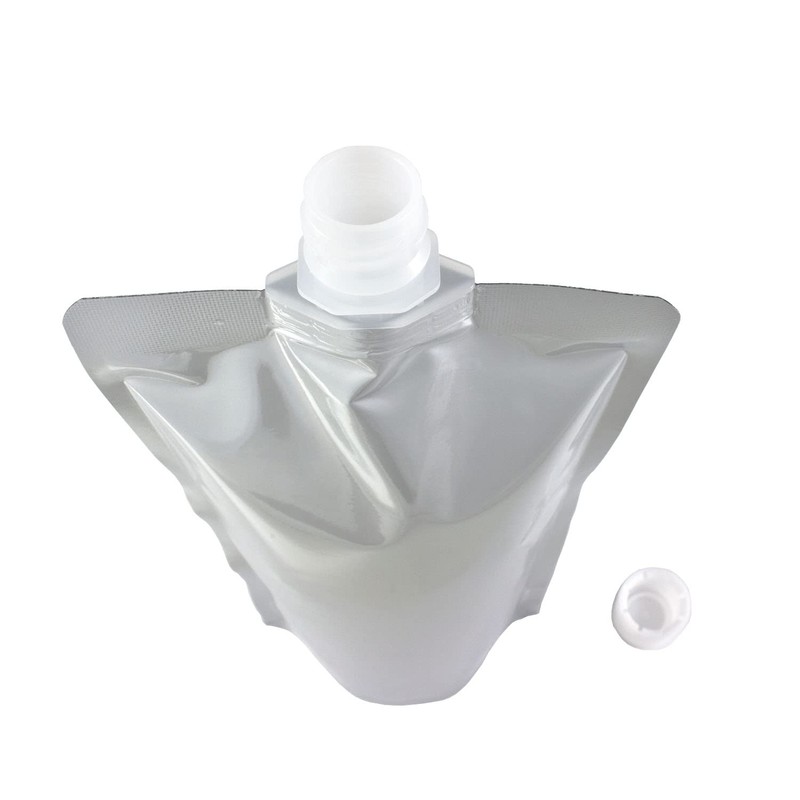 Natural Cosmetics Laboratory Aluminum Gusset Stand Bag, Aluminum Pouch, Spout