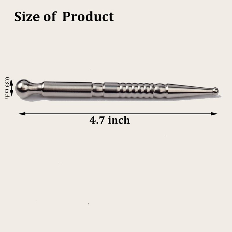 FeelFree Sport Manual Acupuncture Massage Pen - Stainless Steel Facial