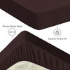 Sufdari Waterproof Mattress Protector, Small Double (4FT), 122x190cm, Brown, Microfiber,