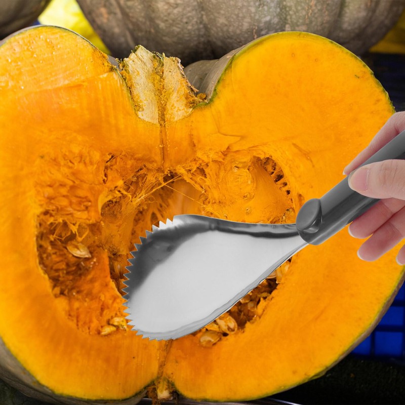 Alipis Pumpkin Scoop Stainless Steel Fruit Corer Remover Grapefruit Spoons