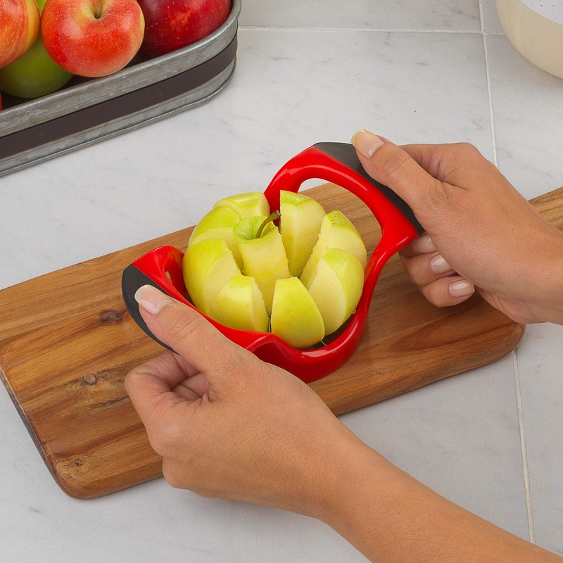 GoodCook Touch Apple Wedger, Stainless Steel Blades with Blade Cover