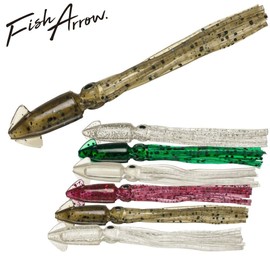 フィッシュアロー ワーム フラッシュJスクイッド 3.5インチ SW #02 カブラグリーン.