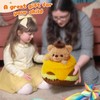 FunBase Teddy Bear with Honey Pot Stuffed Animal, Yellow &