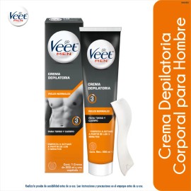 Crema Depilatoria Veet For Men Pieles Normales 200