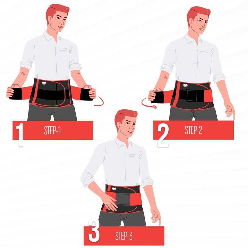 koalaa Lumbar - Back Support Belt | Stabilisation of the