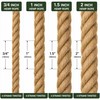 Natural Hemp Rope - 2 Inch x 50 Feet -