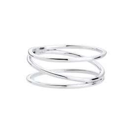 Elli 0602652414 Women's Ring 925 Sterling Silver 58 silver
