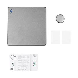 ZONADAH 433MHz Universal Wireless RF Remote Control AC90-250V 1 Channel Receiver Module and RF Transmitter for Hallway Bedroom Smart Home LED Light Remote Control