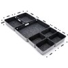 WELAXY Drawer organizers bins felt storage bin office organizer Shallow